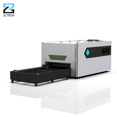 van de de Vezellaser van 1000w 2000w 3000w 4000w het Bladsnijmachine met Uitwisselingslijst en Beschermingsdekking